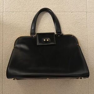 Yves Saint Laurent Blaxk Uptown Handbag - Rare!